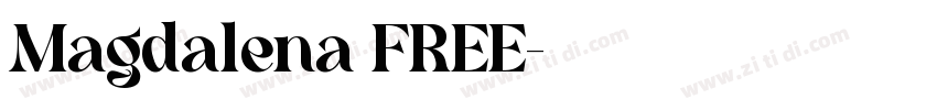 Magdalena FREE字体转换